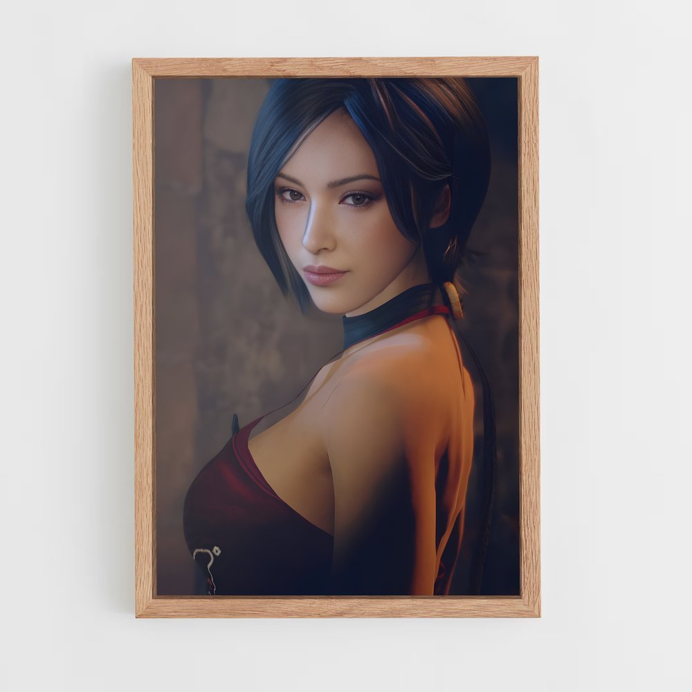 Poster Ada de wong – affiche Resident Evil (vue 4)